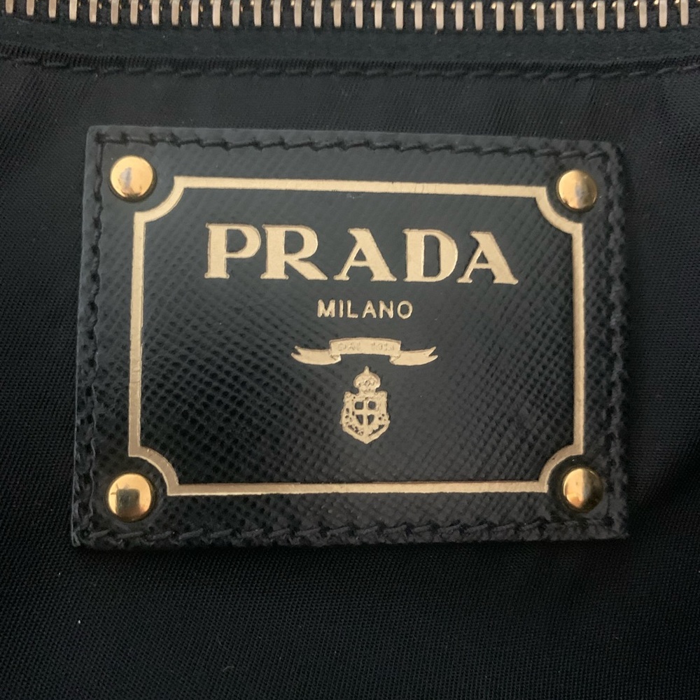 Prada black nylon tote with dust bag - Picture 14 of 16